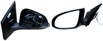 DOOR MIRROR LHD ELECTRIC W/LAMP POWER FOLDER LH